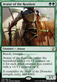 Avatar of the Resolute feature for Easy Green (MODERN)