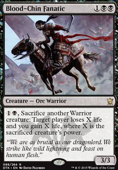 Blood-Chin Fanatic feature for Orzhov Warriors