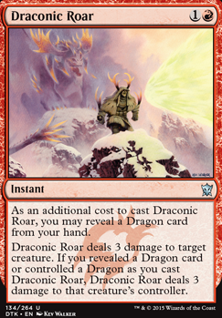 Featured card: Draconic Roar