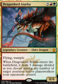 Dragonlord Atarka feature for Flample Tribal