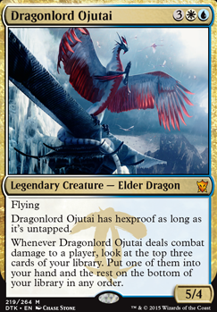 Dragonlord Ojutai feature for The Esper Dragon Frontier