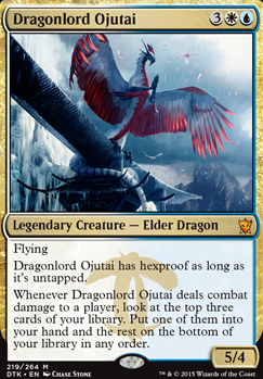 Dragonlord Ojutai feature for Ojutai's Aviary