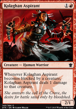 Featured card: Kolaghan Aspirant