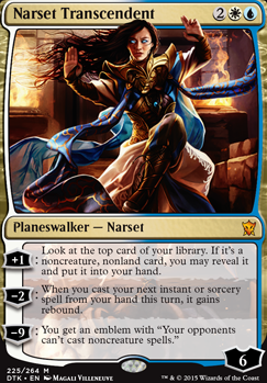 Narset Transcendent feature for Jodah and his Crew/ how to make it more competive?