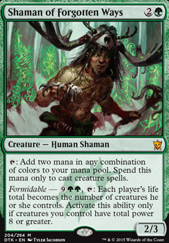 Featured card: Shaman of Forgotten Ways