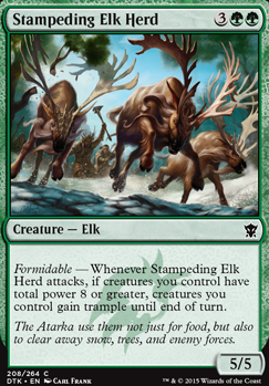 Featured card: Stampeding Elk Herd