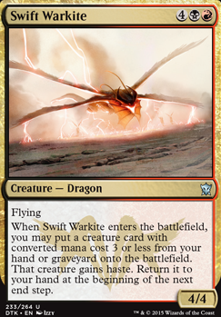 Swift Warkite feature for Death? What's that? (Grixis Reanimator)