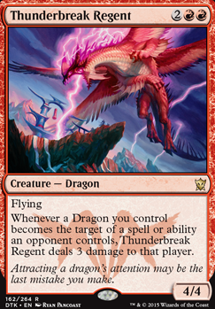 Thunderbreak Regent feature for Mono Red Casual Dragons