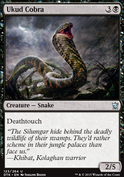Ukud Cobra feature for MTG EXPERTS ONLY !