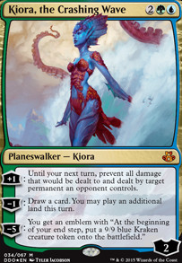 Kiora, the Crashing Wave feature for Bant Clues