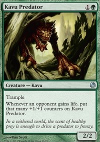 Kavu Predator feature for Hallar the Nonbinary Aflame