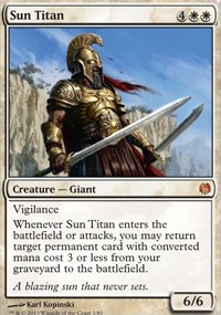 Sun Titan feature for Athreos, Rise From The Grave