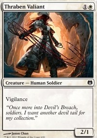 Featured card: Thraben Valiant