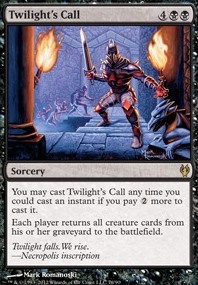 Featured card: Twilight's Call
