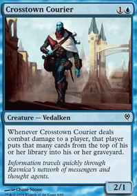 Crosstown Courier feature for Azorius control exalted