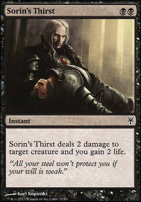 Featured card: Sorin's Thirst