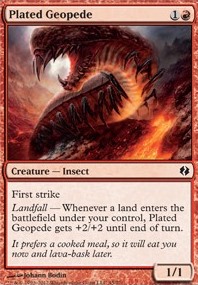 Featured card: Plated Geopede
