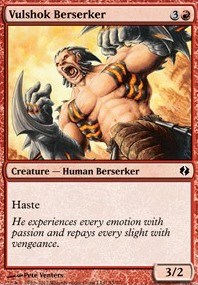 Featured card: Vulshok Berserker