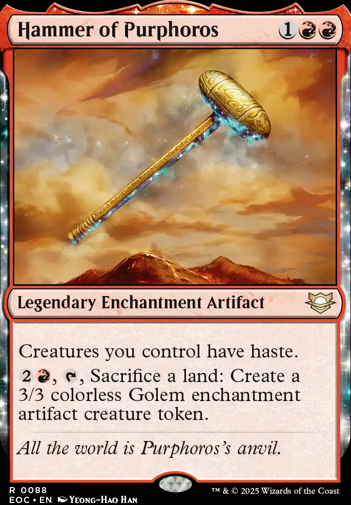 Hammer of Purphoros feature for Your Crazy Ex