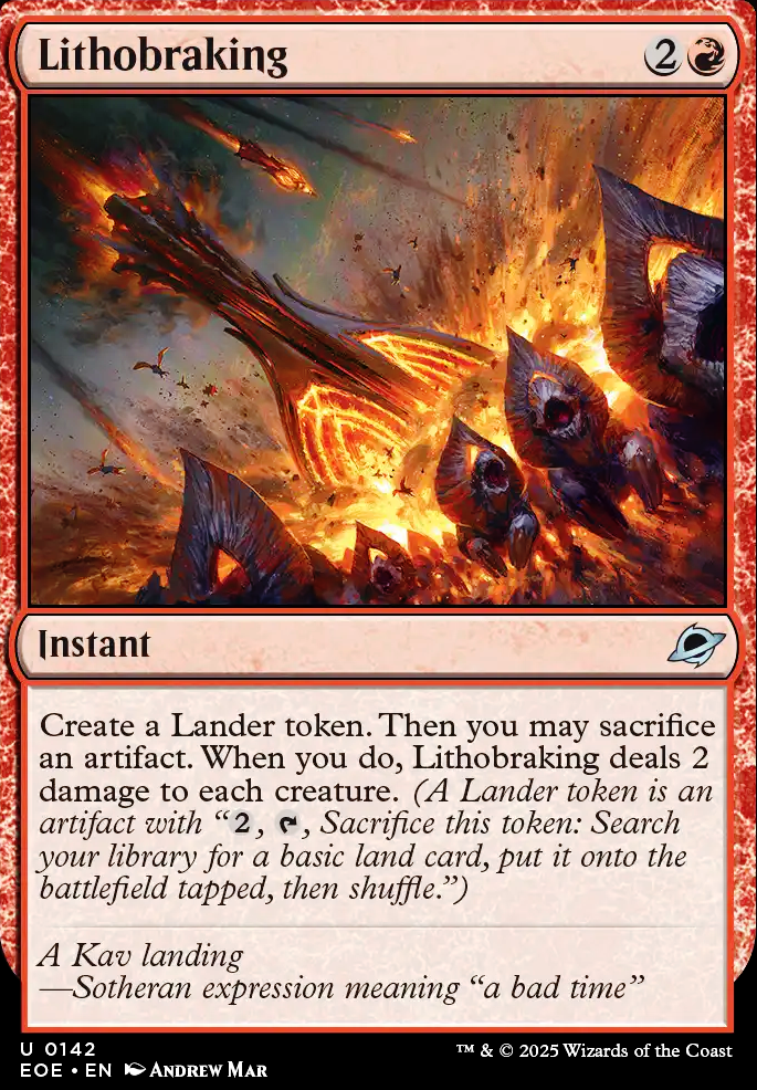 Lithobraking Lithobraking