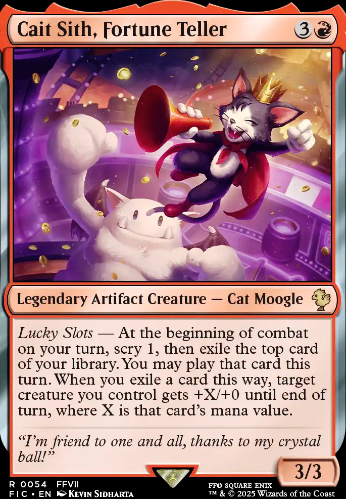 Cait Sith, Fortune Teller Cait Sith, Fortune Teller