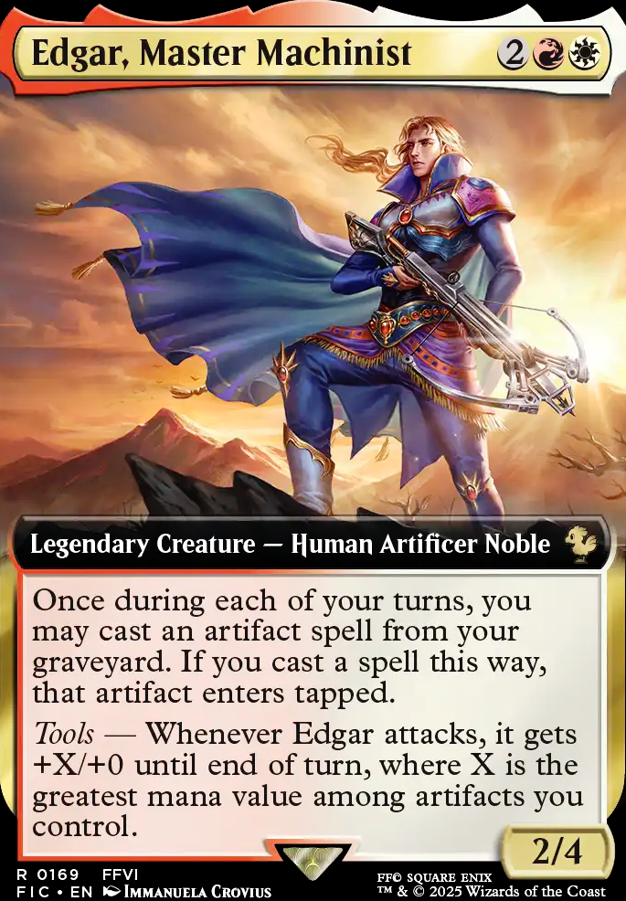 Commander: Edgar, Master Machinist