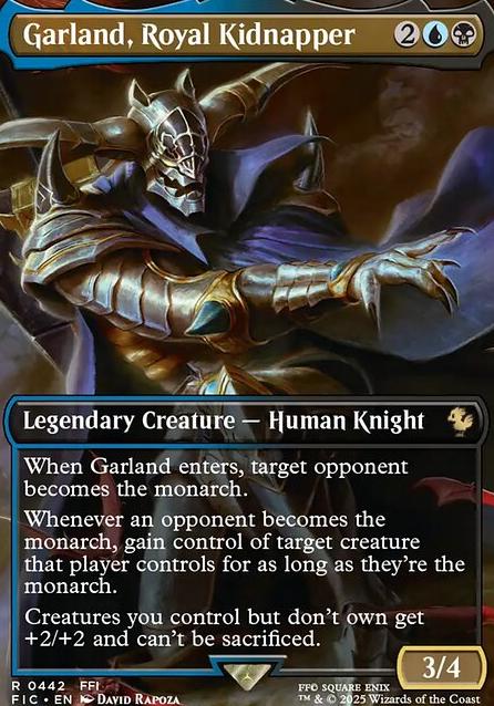 Garland, Royal Kidnapper