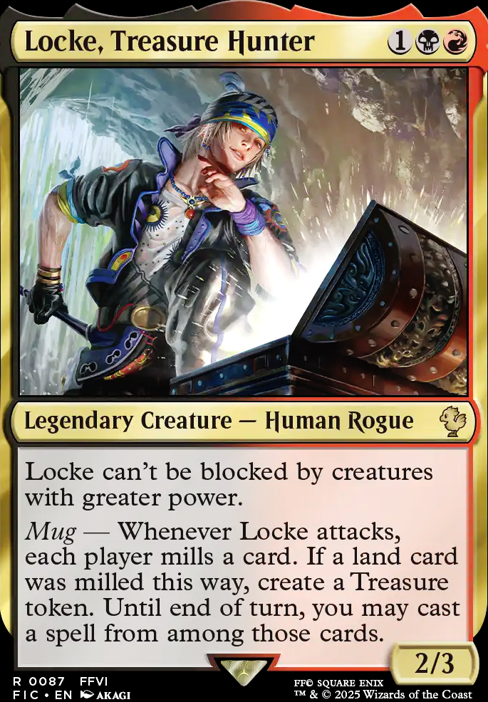 Locke, Treasure Hunter feature for It's TREASURE HUNTING, not Stealing!