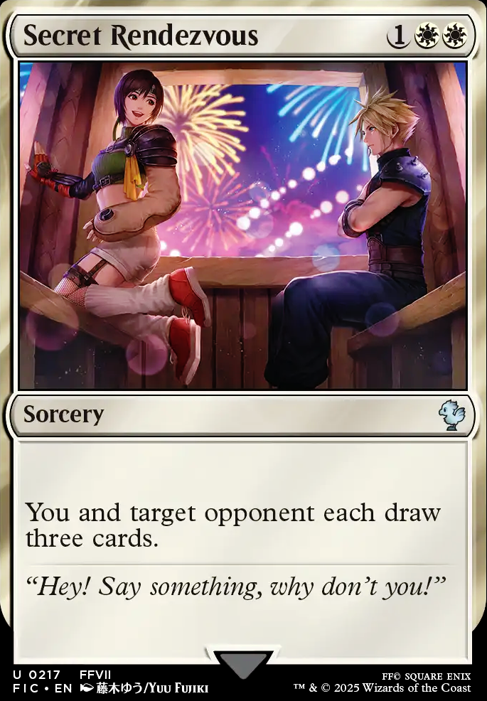Secret Rendezvous feature for The Secret Knight - Playing for 2nd Place