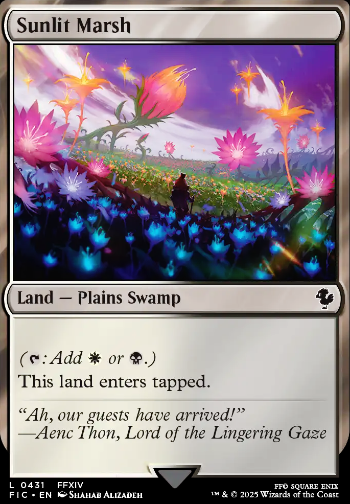 Sunlit Marsh feature for Suicide Cult (Aristocrat Board Wipes)