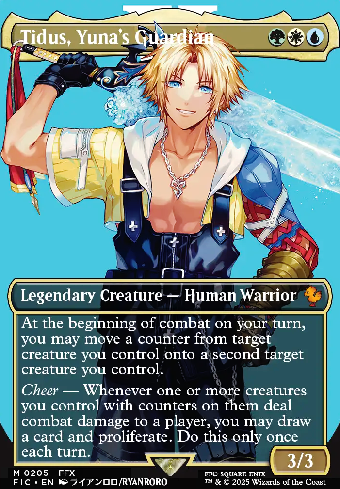 Tidus, Yuna's Guardian feature for Tidus, Guardian of Counters