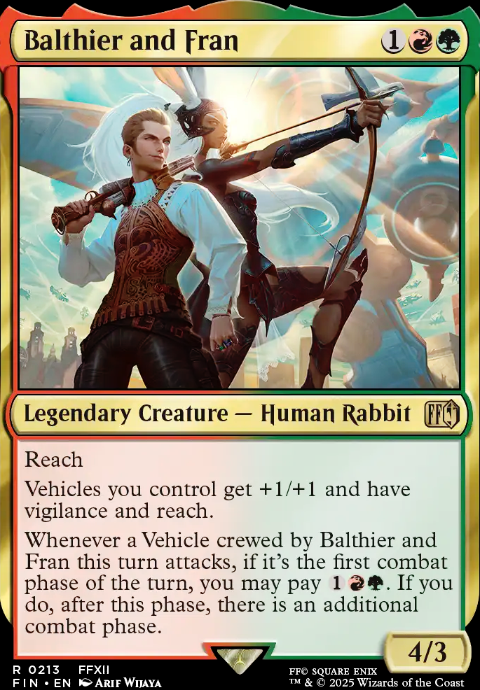Balthier and Fran feature for Fran Service