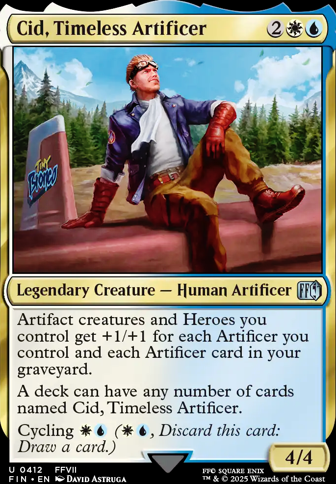 Cid, Timeless Artificer feature for The Highwind Takes to the Skies!