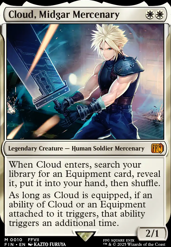 Cloud, Midgar Mercenary feature for For Love of Clouds