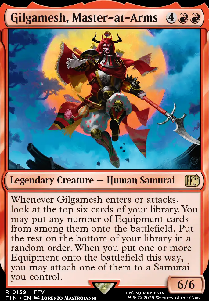 Gilgamesh, Master-at-Arms feature for It's Gilgameshing Time