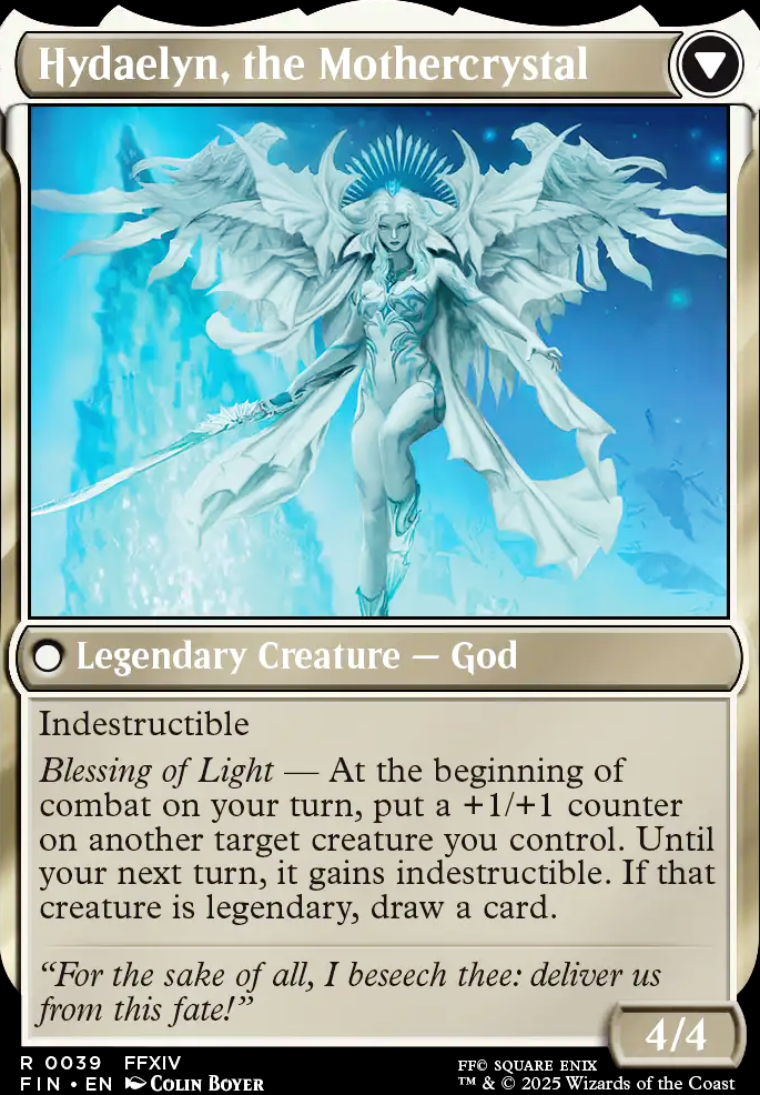Hydaelyn, the Mothercrystal feature for The Forces of Light