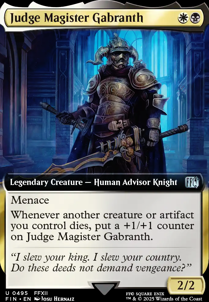 Commander: Judge Magister Gabranth
