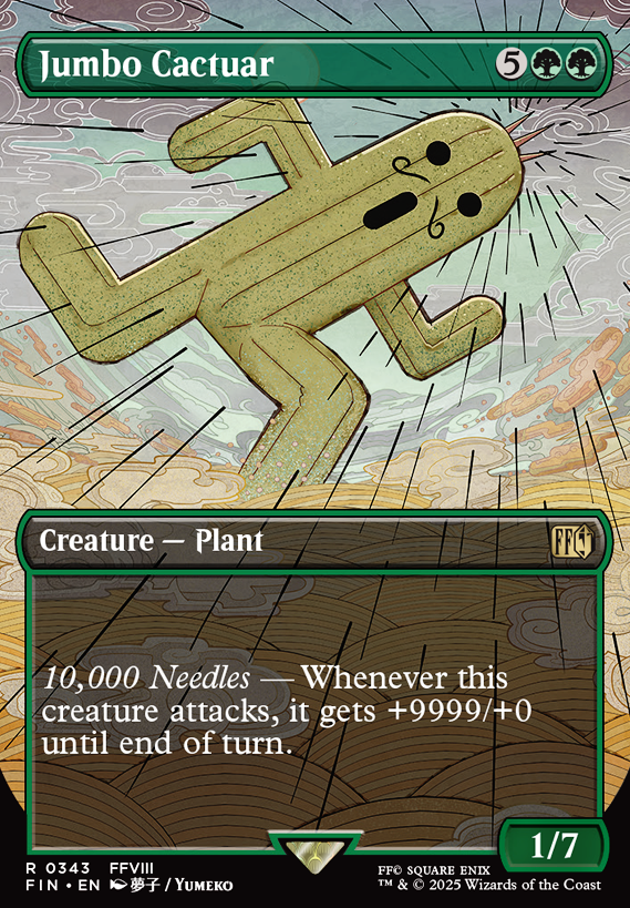 Jumbo Cactuar feature for Hot Summer Fling