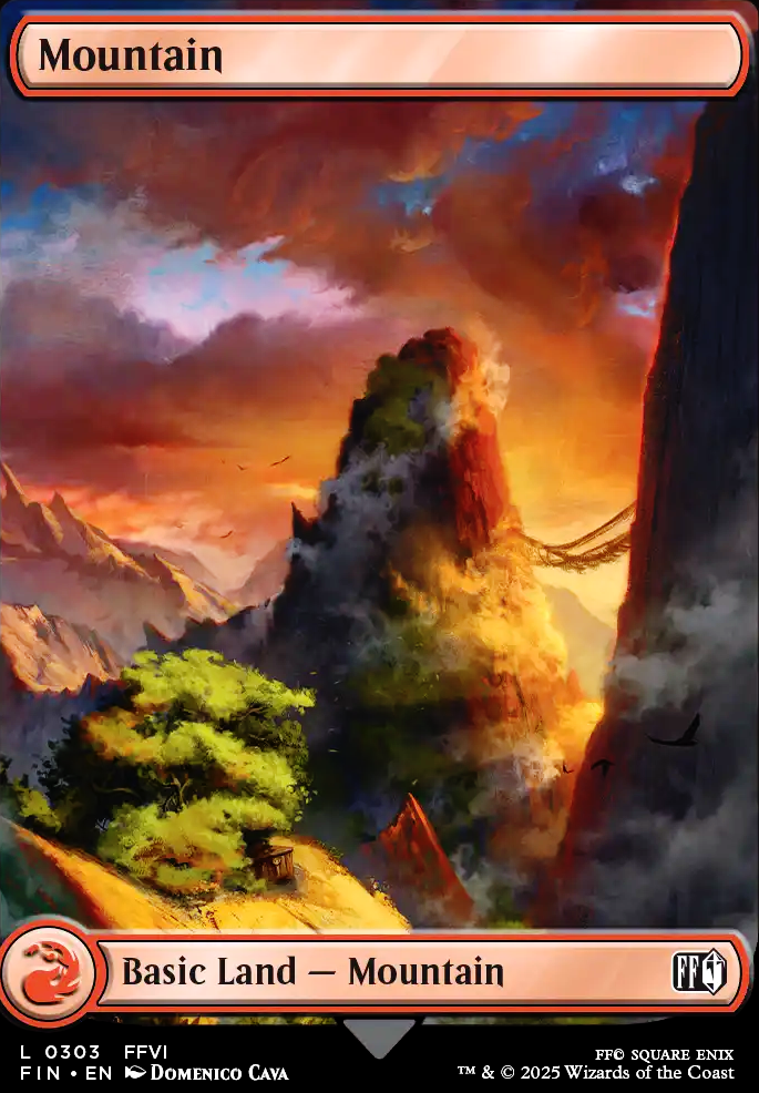 Mountain feature for cactus deck