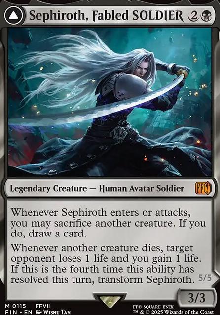 Sephiroth, Fabled SOLDIER feature for The Reunion At Last - Sephiroth V1