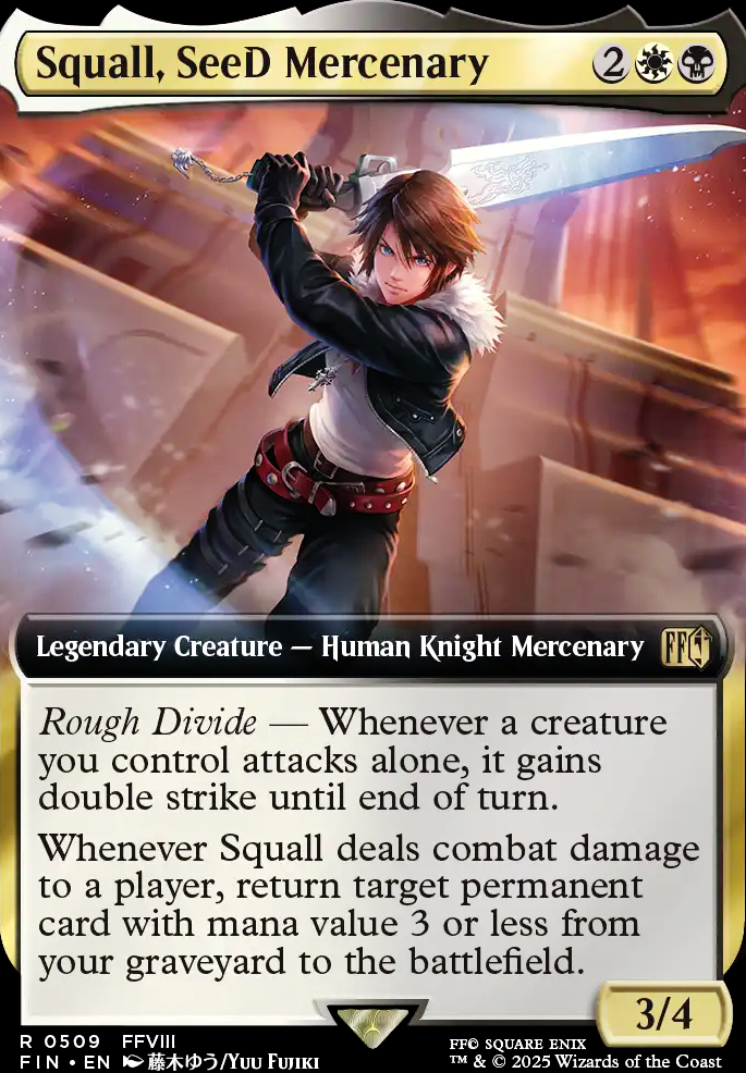Squall, SeeD Mercenary feature for The Blight That Blinds