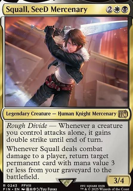 Squall, SeeD Mercenary feature for Balamb Garden's Hero