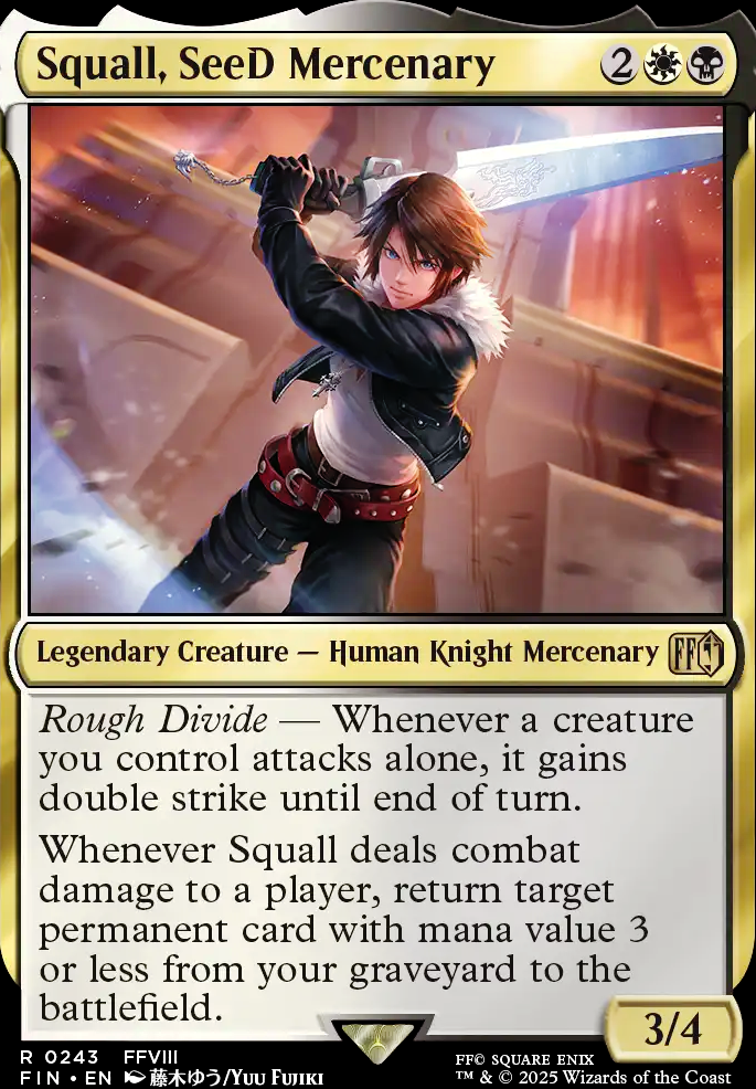 Squall, SeeD Mercenary Squall, SeeD Mercenary