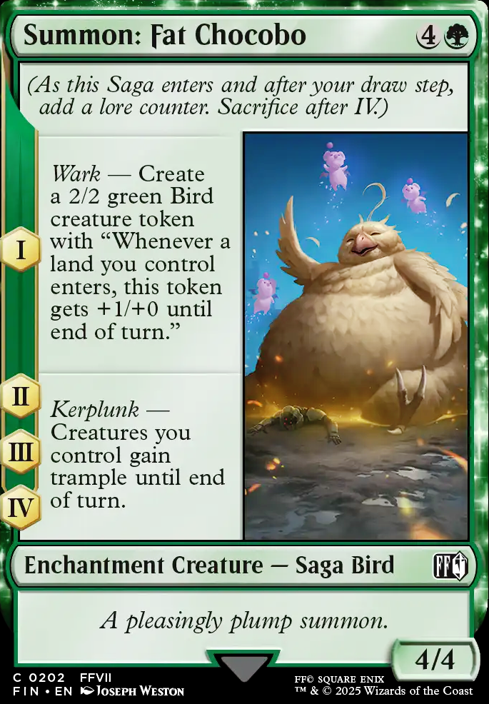 Summon: Fat Chocobo Summon: Fat Chocobo