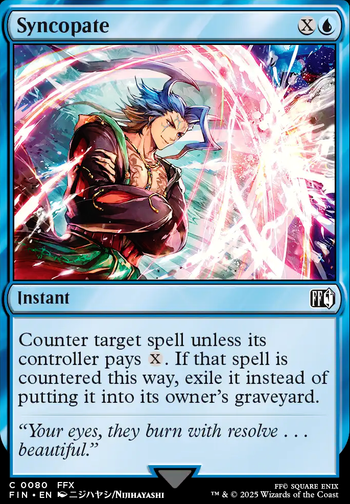Syncopate feature for Temmet draw