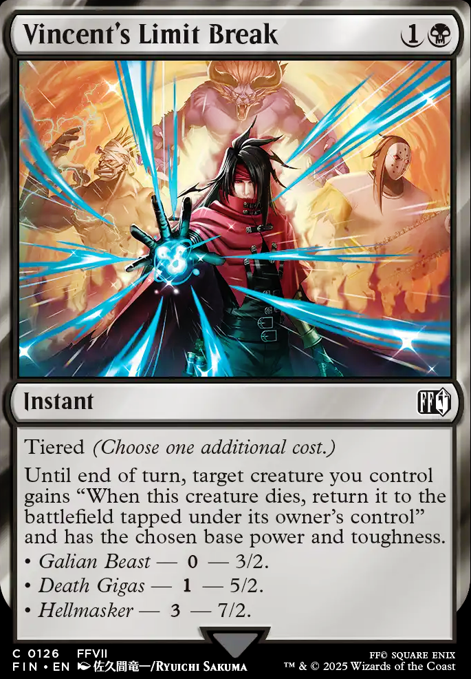 Vincent's Limit Break Vincent's Limit Break