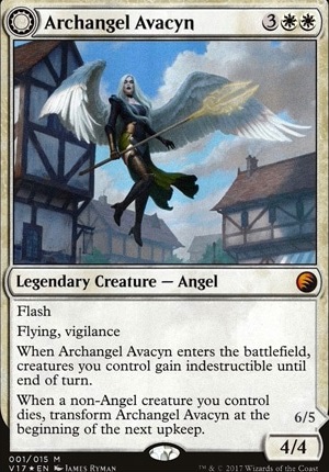 Archangel Avacyn feature for Seek Paleblood to Transcend the Hunt