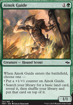 Featured card: Ainok Guide