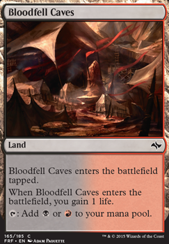 Featured card: Bloodfell Caves