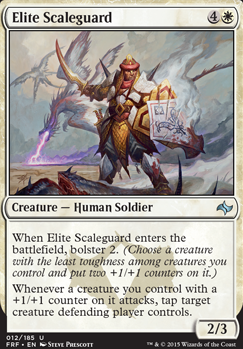 Elite Scaleguard feature for Anafenza +1/+1 counters